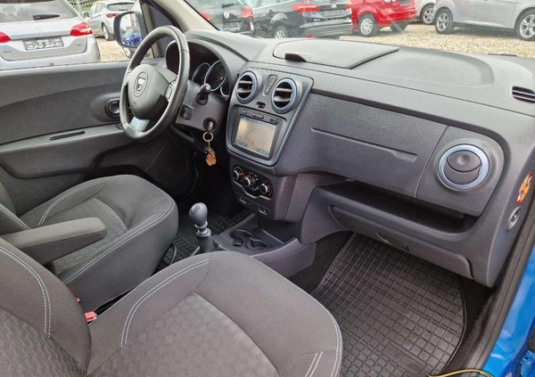 Dacia Lodgy cena 31900 przebieg: 181300, rok produkcji 2016 z Chodecz małe 277